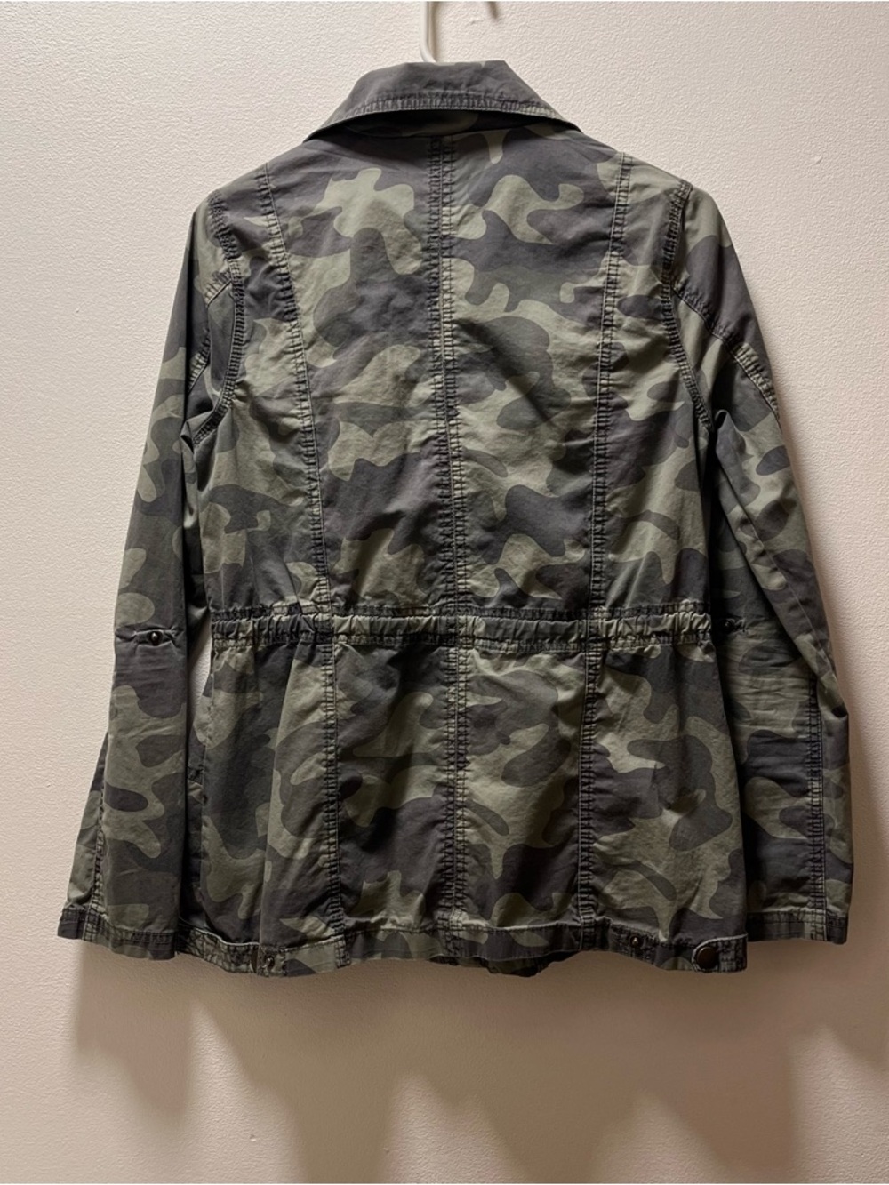 Mi Ami Cammo Pattern Military Style Casual Lightweight Jacket, Sz S, Women’s - Picture 4 of 8